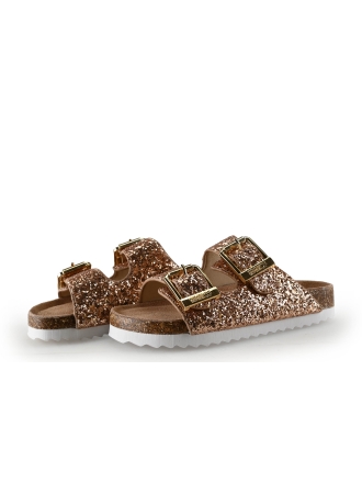 Colors of California Mules Pantoletten Gold 331878
Größe 29